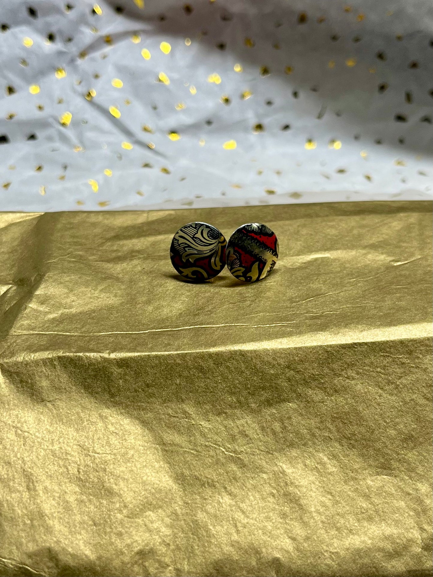 Crimson Midnight Earrings #3