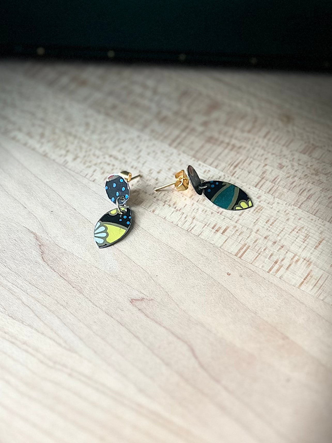 Tropical Gold Earrings #2
