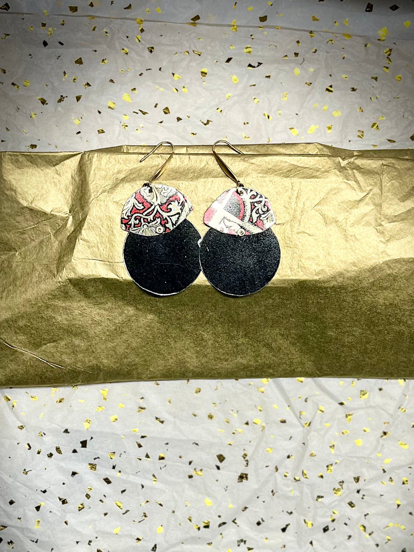 Crimson Midnight Earrings #26