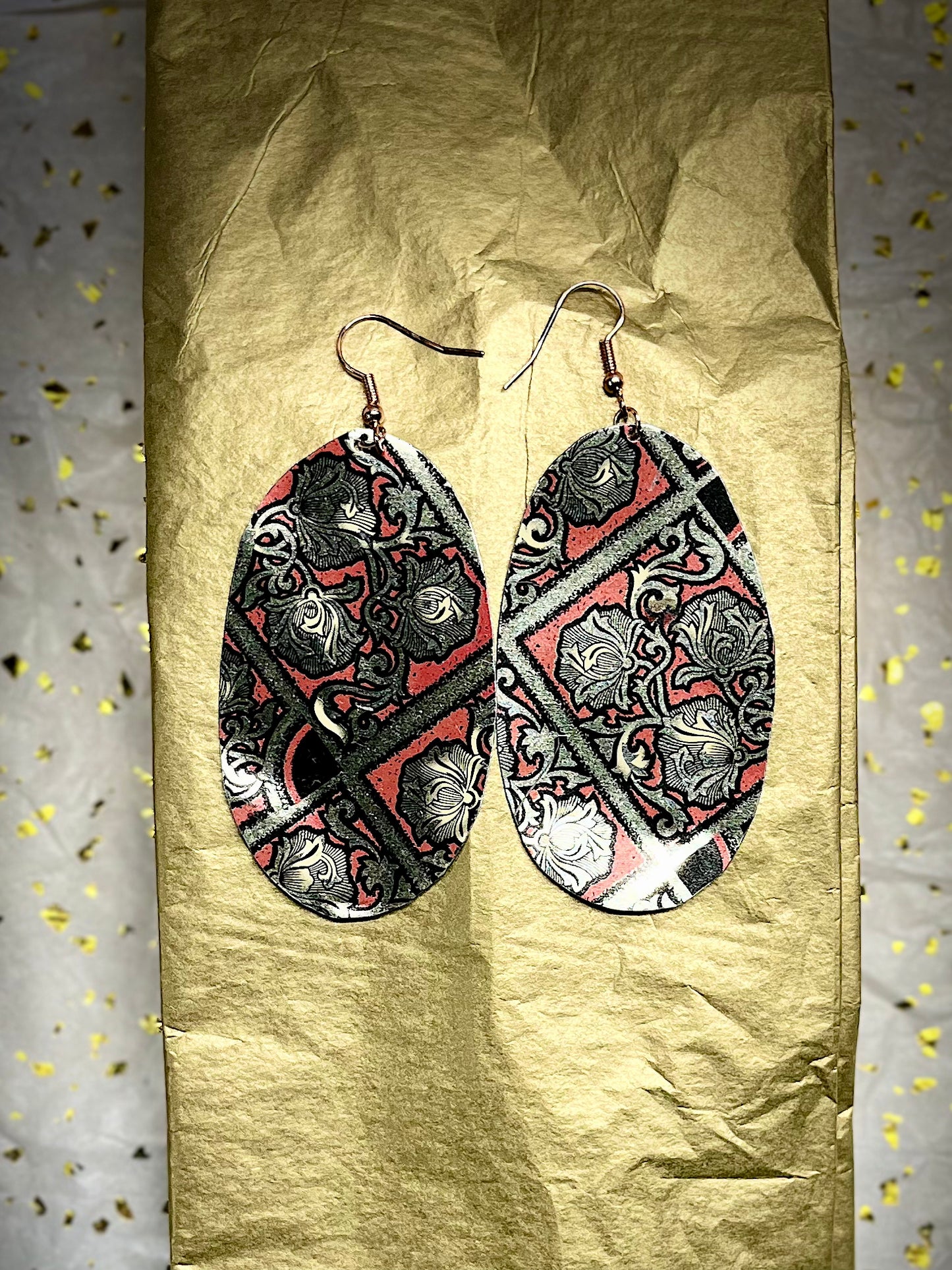Crimson Midnight Earrings #30