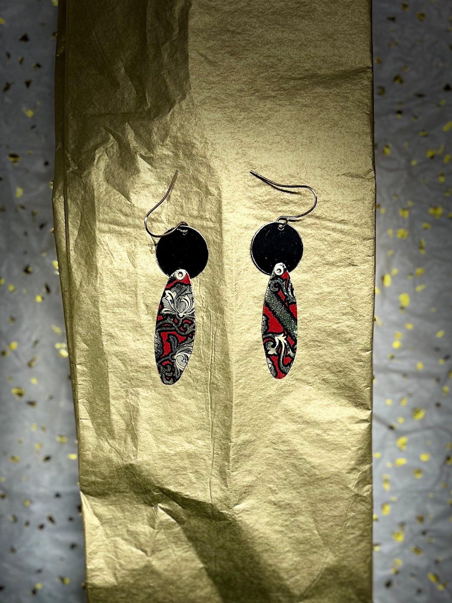 Crimson Midnight Earrings #29