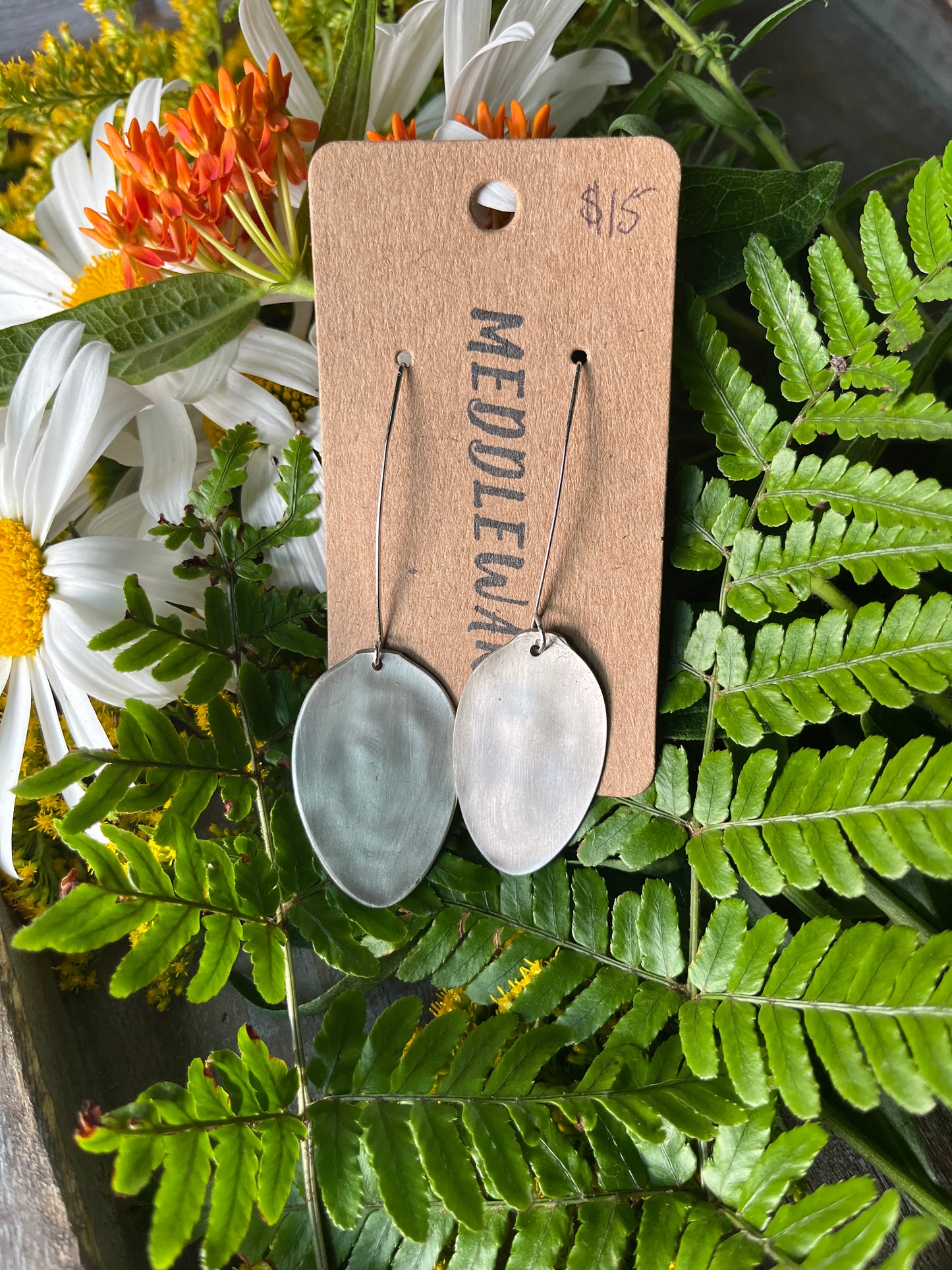 Flattened Spoon Earrings