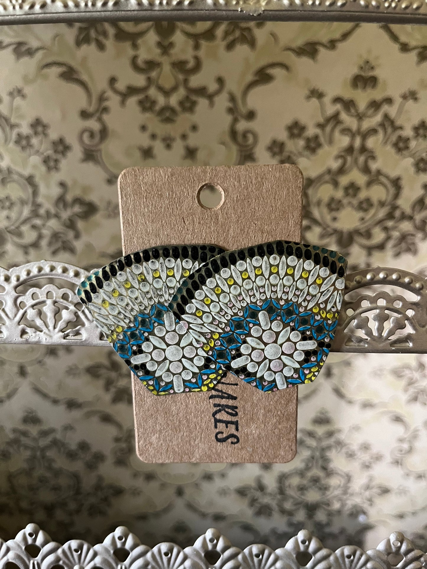 Floral Mosaic Earrings #1