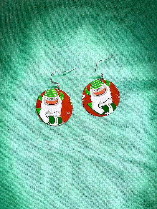 Yeti Sledding Buds Earrings