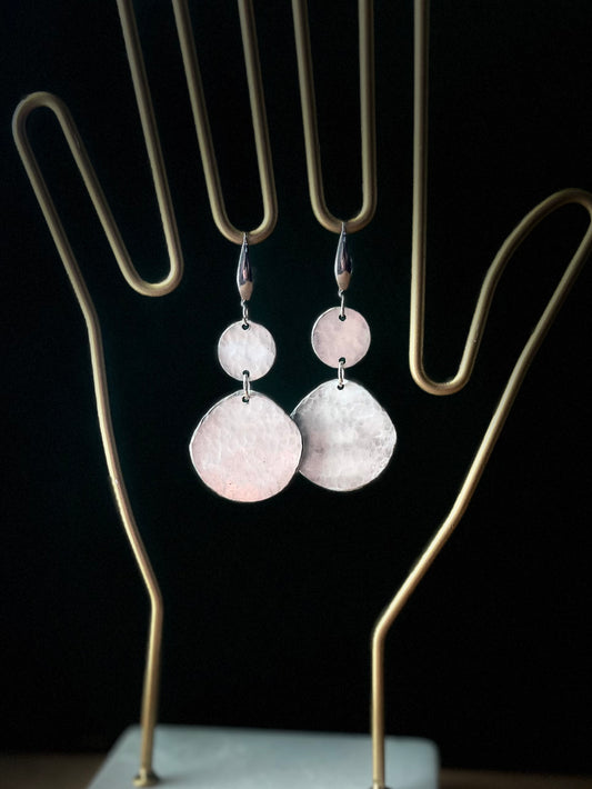 Two Tier Spoon Earrings