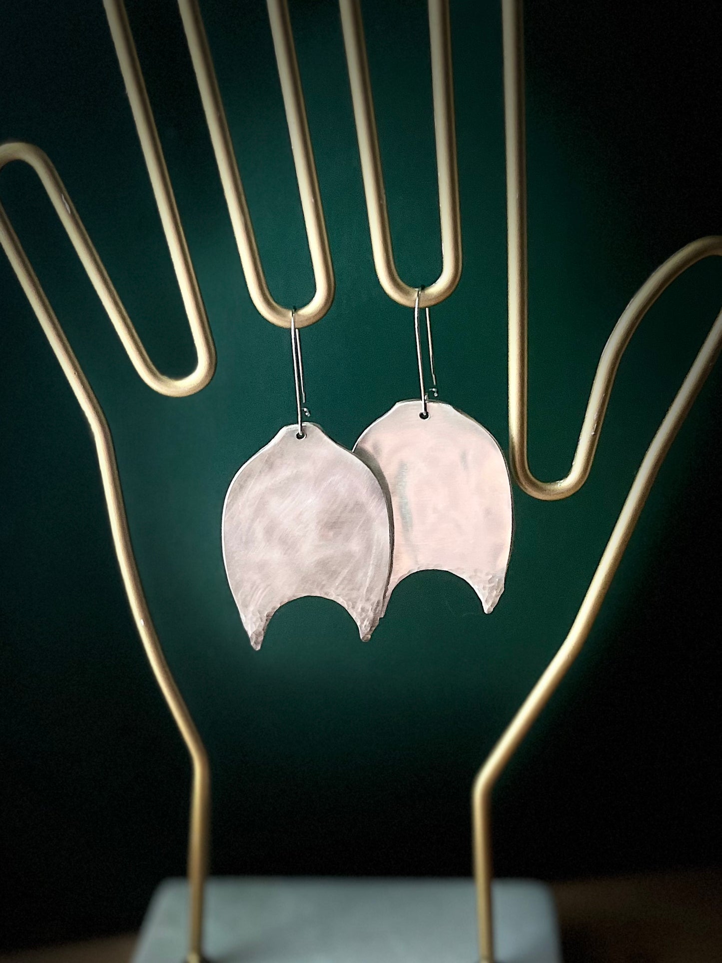 Stingray Spoon Earrings