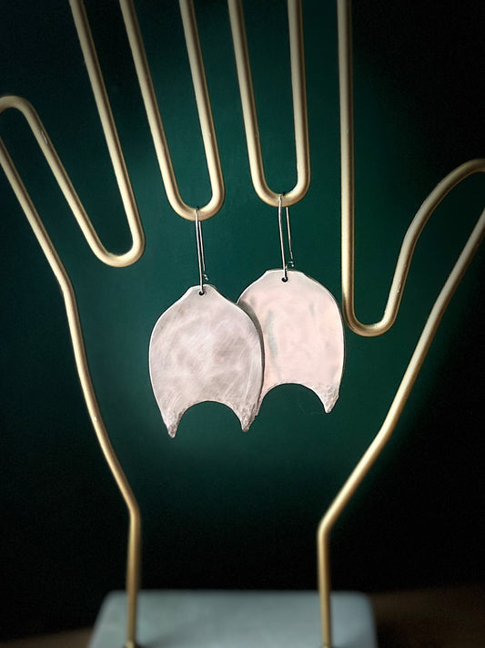 Stingray Spoon Earrings