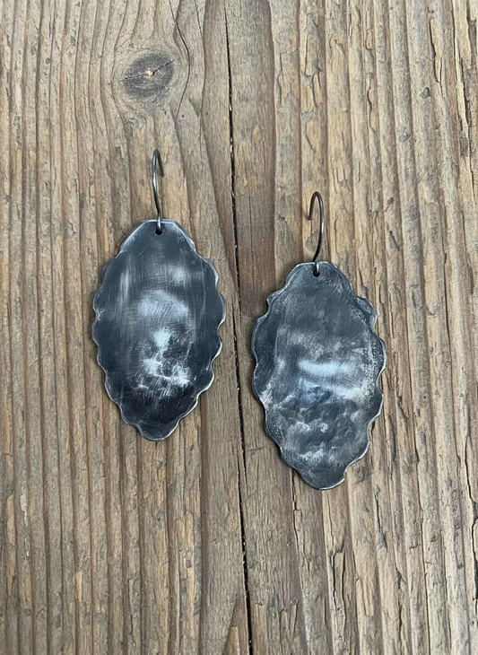 Distress "Petal" Earrings