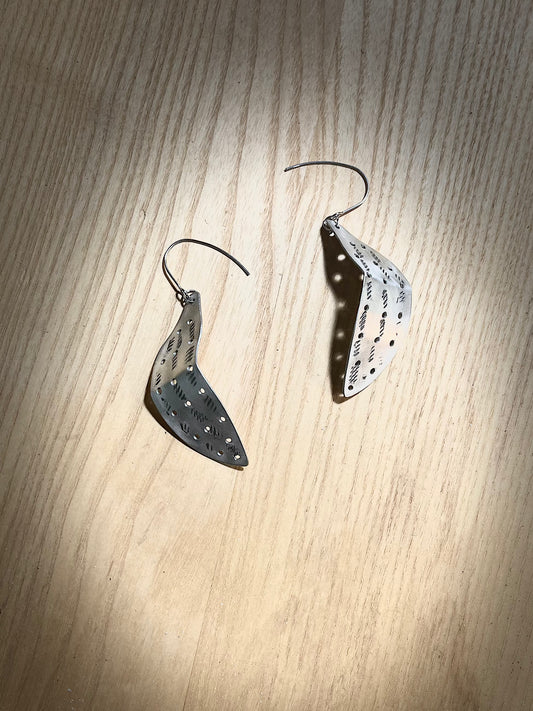 Grater Spoon Earrings