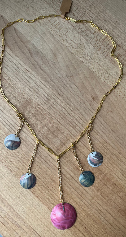 Winter Roses Necklace