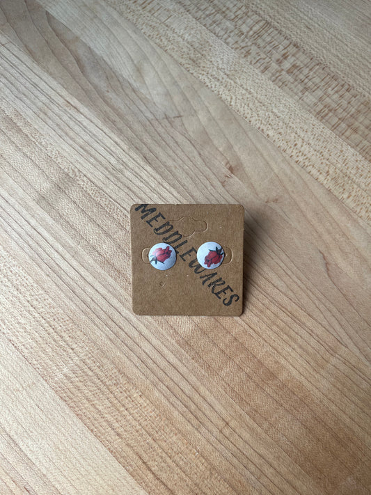 Winter Roses Studs